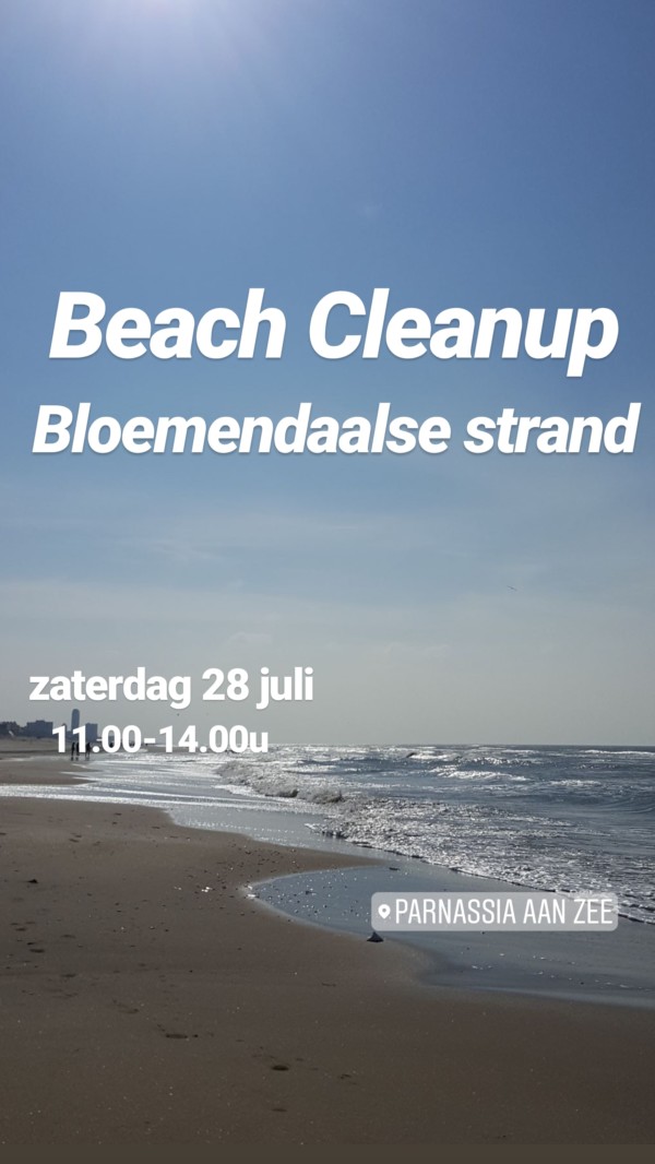 Beach Cleanup Bloemendaal aan Zee, zaterdag 28 juli van 11.00-14.00!