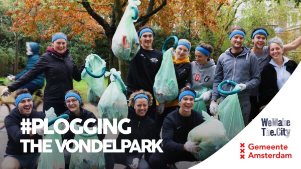 Plogging the Vondelpark Clean! #WeMakeThe.City